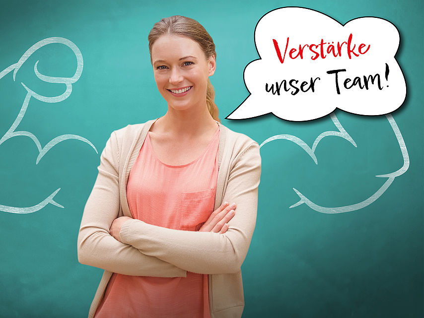 Bild einer sympathischen Frau